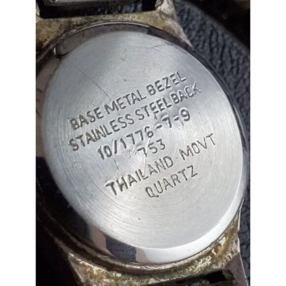 VINTAGE Anne Klein II Gold Silver Two-Tone Roman Numerals Hand Wind Ladies Watch - Picture 5 of 5